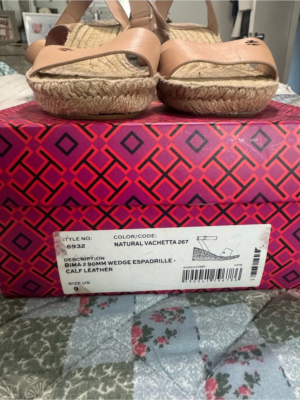 Tory Burch leather upper